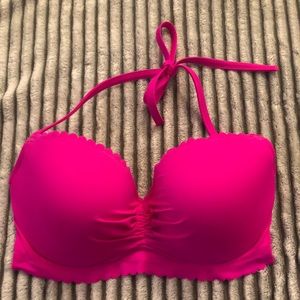 Pink Scalloped Edge Victoria’s Secret Bikini Top